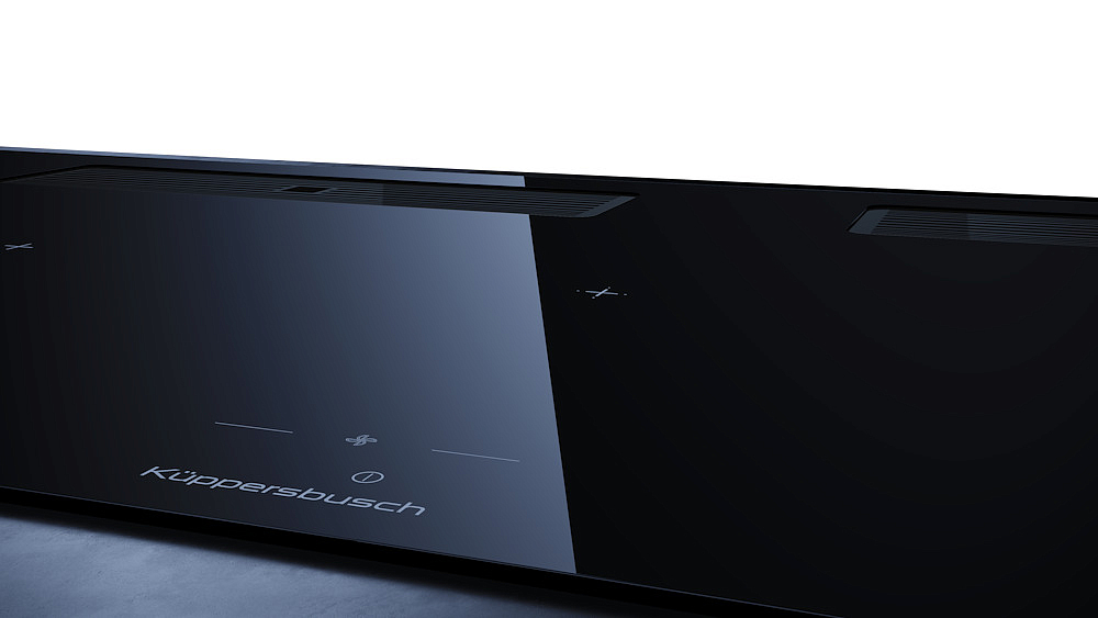 Индукционная варочная панель с вытяжкой Kuppersbusch KMI 12850.0 SR-E Black Chrome preview 5