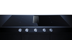 Индукционная варочная панель с вытяжкой Kuppersbusch KMI 9850.1 SR-E Stainless steel