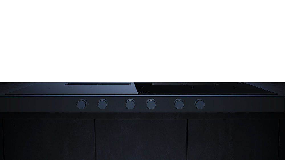 Индукционная варочная панель с вытяжкой Kuppersbusch KMI 12850.0 SR-S Black Velvet preview 4