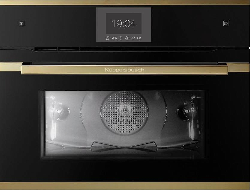 Компактный духовой шкаф с паром Kuppersbusch CBD 6550.0 S4-Airfry Gold preview 1