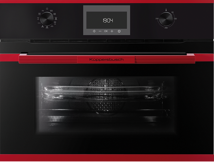 Компактный духовой шкаф с микроволнами Kuppersbusch CBM 6330.0 S8 Hot Chili preview 1