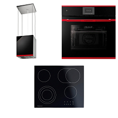 Комплект Kuppersbusch (BP 6550.0 S8 Hot Chili, KE 6130.1 SE, DI 3800.0 S8)