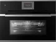 Компактный духовой шкаф с микроволнами Kuppersbusch CBM 6550.0 S3 Silver Chrome