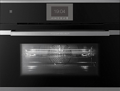 Компактный духовой шкаф с микроволнами Kuppersbusch CBM 6550.0 S3 Silver Chrome
