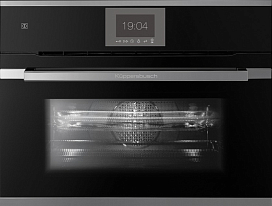 Компактный духовой шкаф с микроволнами Kuppersbusch CBM 6550.0 S3 Silver Chrome