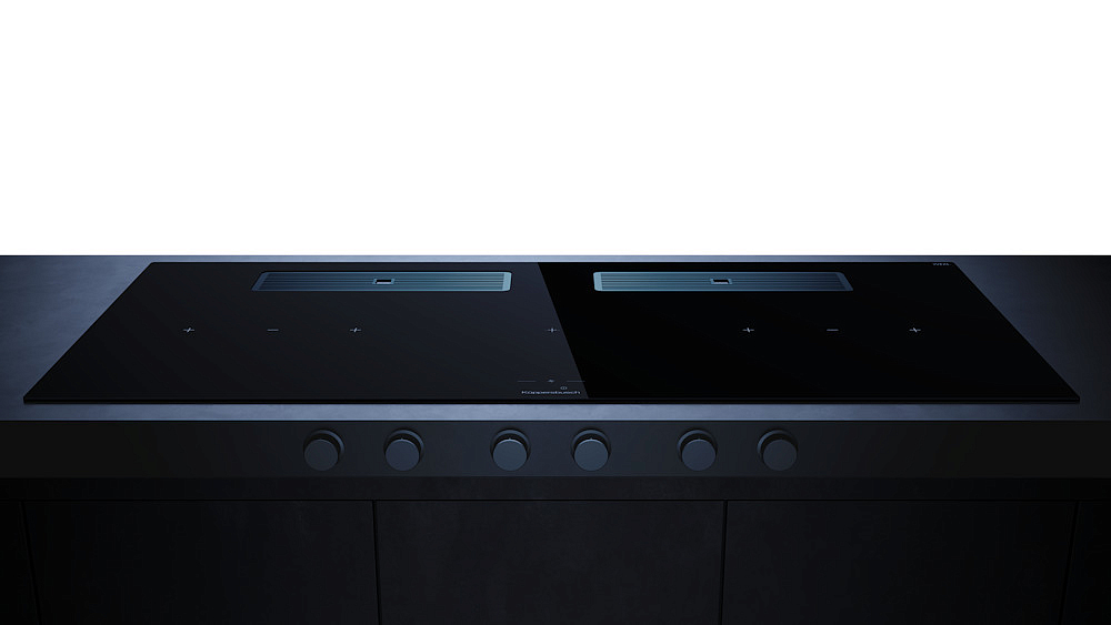 Индукционная варочная панель с вытяжкой Kuppersbusch KMI 12850.0 SR-S Stainless steel preview 3